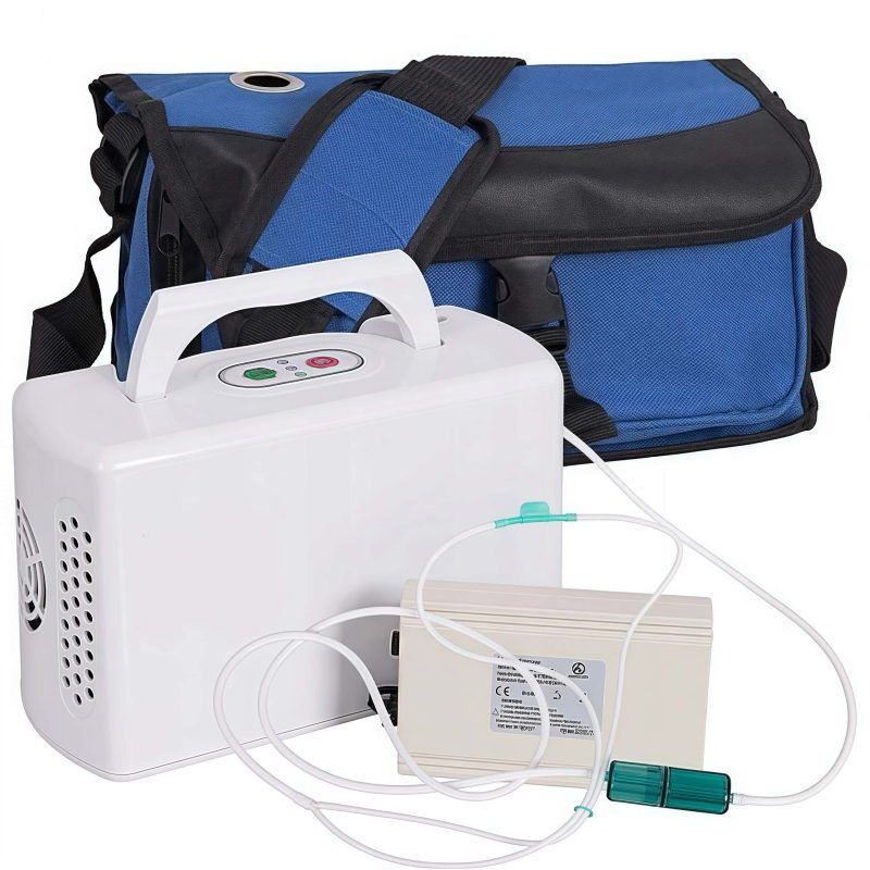 RESJOY 3 LITER CONTINUOUS PORTABLE OXYGEN CONCENTRATOR MACHINE FOR TRAVEL BATTERY OPERATED RESJOY 3 LITER CONTINUOUS PORTABLE OXYGEN CONCENTRATOR MACHINE FOR TRAVEL BATTERY OPERATED
